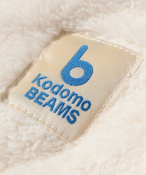 こども ビームス（コドモビームス）の「ジップ ボア ベスト 2025FW（70～110cm）（ベスト・キッズ・ホワイト系その他5/ブラウン系その他4・70/80/90t/100/110）」の9枚目の写真