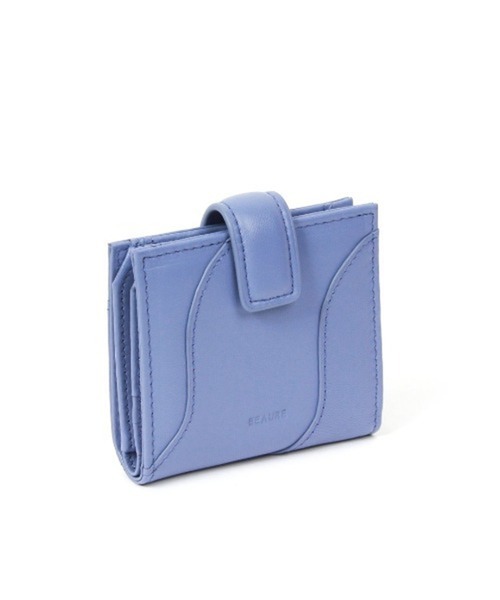 セール】【BEAURE】シープレザー 二つ折りウォレット B-25310（財布