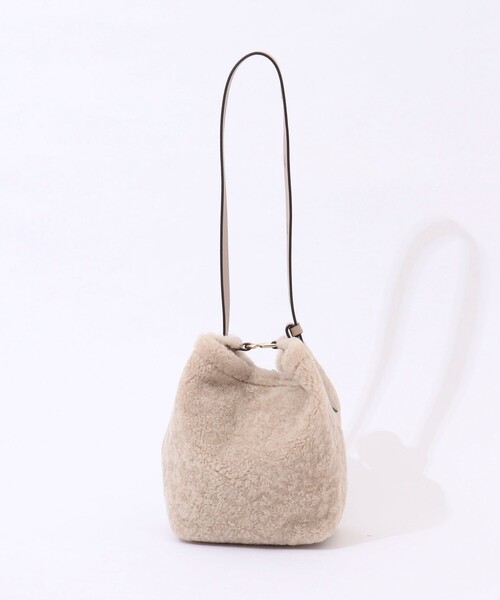 LORISTELLA（ロリステッラ）の「【LORISTELLA/ロリステッラ】別注キューブワンハンドルムートンバッグ（ショルダーバッグ・レディース・ベージュ・FREE）」の13枚目の写真