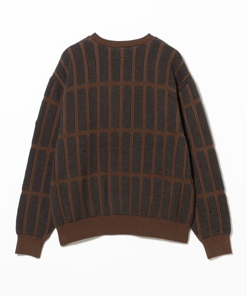 C.E(シーイー)の「C.E / RECTANGULAR BAR KNIT BROWN(ニット/セーター・メンズ・ブラウン・X-LARGE/MEDIUM/LARGE)」の6枚目の写真