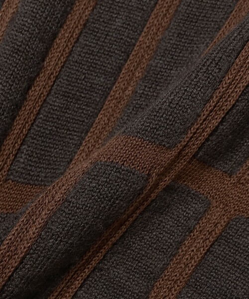 C.E(シーイー)の「C.E / RECTANGULAR BAR KNIT BROWN(ニット/セーター・メンズ・ブラウン・X-LARGE/MEDIUM/LARGE)」の7枚目の写真