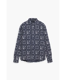 新品✨タグ付き♪定価14,900円　デシグアル　ブラウス　ブルー系　大特価‼️ Desigual｜デシグアルのシャツ/ブラウス（ブルー・ネイビー/青色系