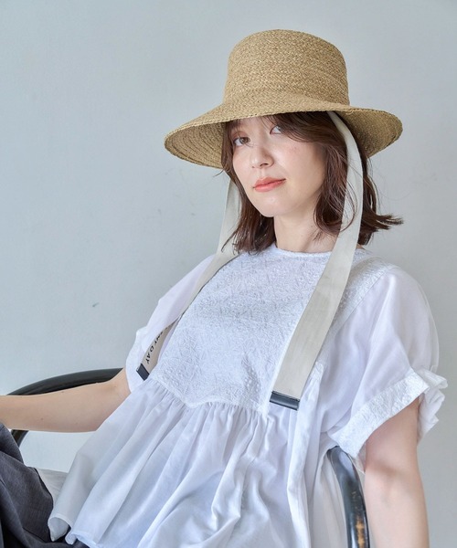 【MARK & LONA】スカル刺繍ハーフスリーブシャツ　フリル MARILYN MOON マリリンムーン 4242-150 タックフリルフレア