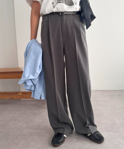 ユニセックス】タックワイドスラックス（スラックス）｜DISCOAT