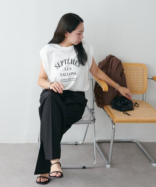 DISCOAT（ディスコート）の「【ユニセックス】タックワイドスラックス（スラックス・レディース・ネイビー/グレー/ブラック・MEDIUM/LARGE）」の10枚目の写真