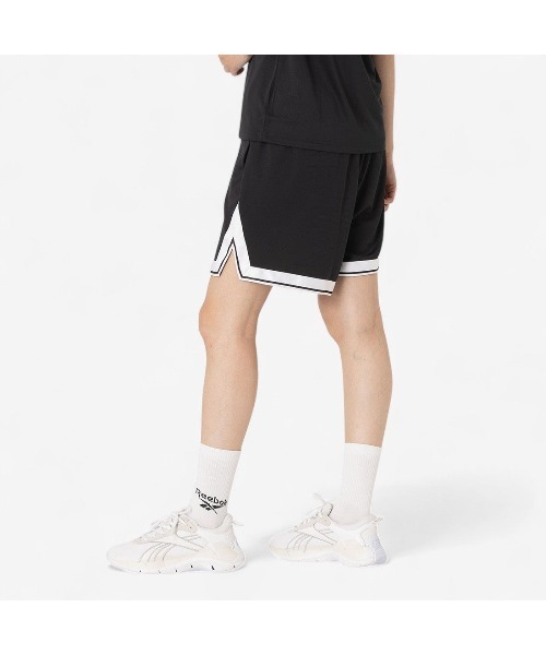 Reebok（リーボック）の「バスケットボール ショーツ / HOOPER BB SHORT（その他パンツ・レディース・ブラック/ホワイト・MEDIUM/X-SMALL/SMALL）」の8枚目の写真