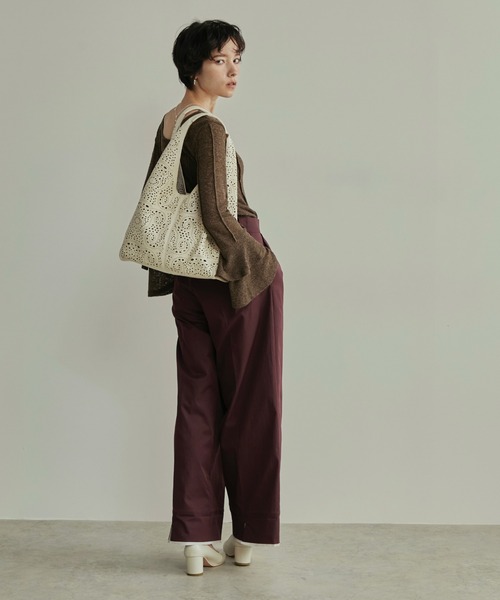 LOSCa(ロスカ)の「ラッフルスリーブカットソートップス(Tシャツ/カットソー・レディース・アイボリー/ブルー/ブラウン/ブラック・FREE)」の20枚目の写真