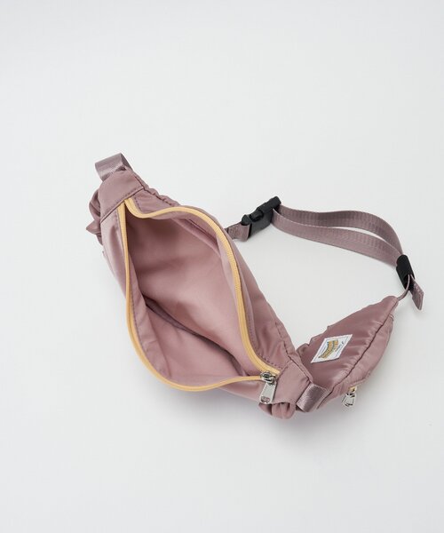 HELLO.SANFRANCISCO（ハローサンフランシスコ）の「【HELLO.SANFRANCISCO/ハローサンフランシスコ】サテンフリルコンビウエストBAG（ボディバッグ/ウエストポーチ・レディース・イエロー/パープル・FREE）」の10枚目の写真