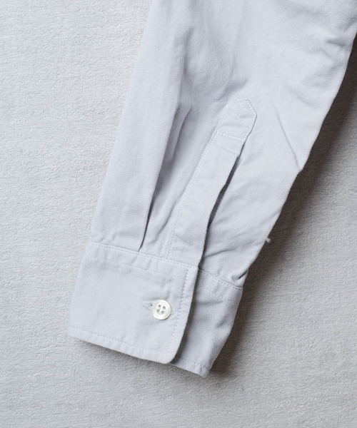 BARNS OUTFITTERS(バーンズアウトフィッターズ)の「【PH2】【BARNS OUTFITTERS】OX REGULAR LS SHIRT オックスフォード レギュラーカラー ロングスリーブ シャツ(シャツ/ブラウス・メンズ・ダークカーキ/サンドベージュ/チャコールグレー/オリーブ/カーキ/ダークグリーン/ライトグレー・SMALL)」の21枚目の写真