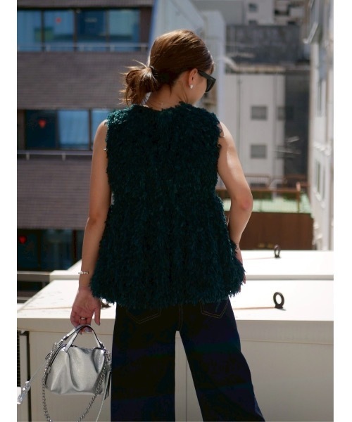 BeBeoD(べベッド)の「フェザーデザインペプラムトップス(その他トップス・レディース・ブラック/ネイビー/ブラウン/グレー/グリーン/グレー系その他/ブラウン系その他・フリー)」の21枚目の写真