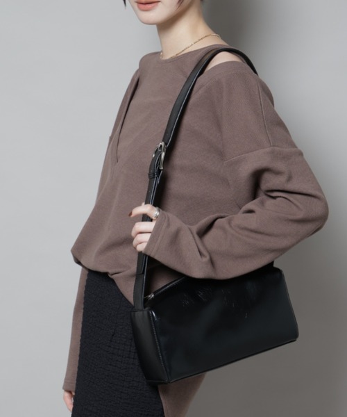 NANO universe（ナノユニバース）の「ワンショルダーボディーバッグ（ショルダーバッグ・レディース・ブラック/ホワイト/シルバー・FREE）」の17枚目の写真