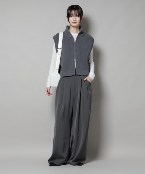 NANO universe（ナノユニバース）の「ワンショルダーボディーバッグ（ショルダーバッグ・レディース・ブラック/ホワイト/シルバー・FREE）」の14枚目の写真