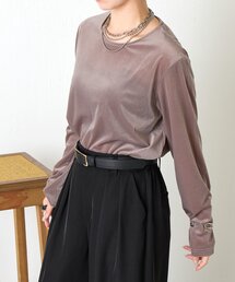 Jena espace merveilleux | ベロアプルオーバー(Tシャツ/カットソー)