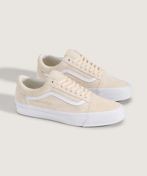 VANS（バンズ）の「VANS PREMIUM オールドスクール ピッグスエード / LX Old Skool PIG SUEDE CREME B VN000D9JCHW1（スニーカー・メンズ・クリーム・5/5.5/6/6.5/7/7.5/8/8.5/9/9.5/10/10.5/11/12/4/11.5）」の4枚目の写真