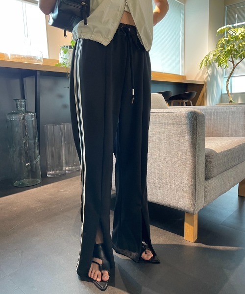 AIC.（エーアイシー）の「【再入荷】2WAYサイドライントラックパンツ（その他パンツ・レディース・ブラウン/ブラック・FREE）」の7枚目の写真