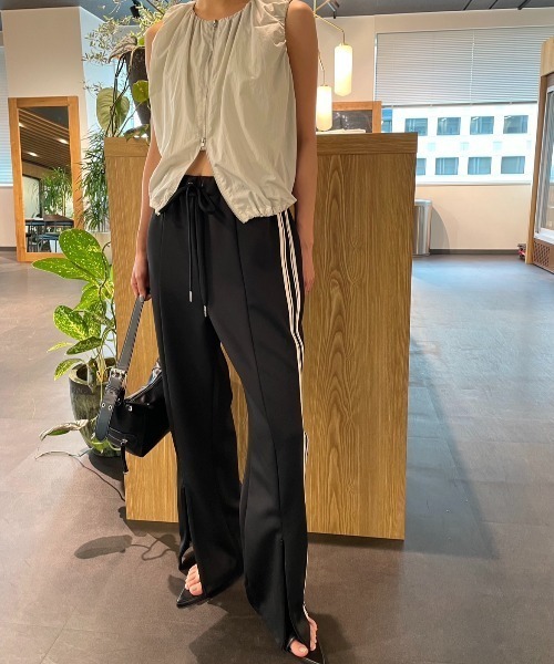 AIC.（エーアイシー）の「【再入荷】2WAYサイドライントラックパンツ（その他パンツ・レディース・ブラウン/ブラック・FREE）」の8枚目の写真