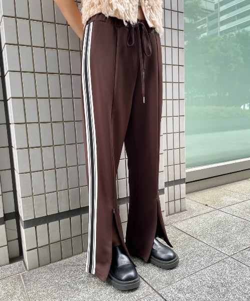 AIC.（エーアイシー）の「【再入荷】2WAYサイドライントラックパンツ（その他パンツ・レディース・ブラウン/ブラック・FREE）」の11枚目の写真