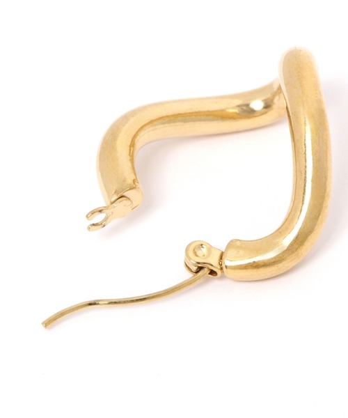 studio CLIP（スタディオクリップ）の「【daily CLIP】ステンレスニュアンスフープピアス（ピアス（両耳用）・レディース・その他1/その他2・FREE）」の3枚目の写真