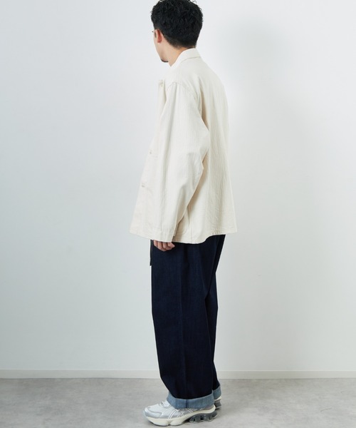 Gramicci（グラミチ）の「[GRAMICCI/グラミチ] 別注 ワイドデニムパンツ（デニムパンツ・メンズ・ワンウォッシュ/インディゴブルー/ブラック・L/M/S/XS）」の8枚目の写真