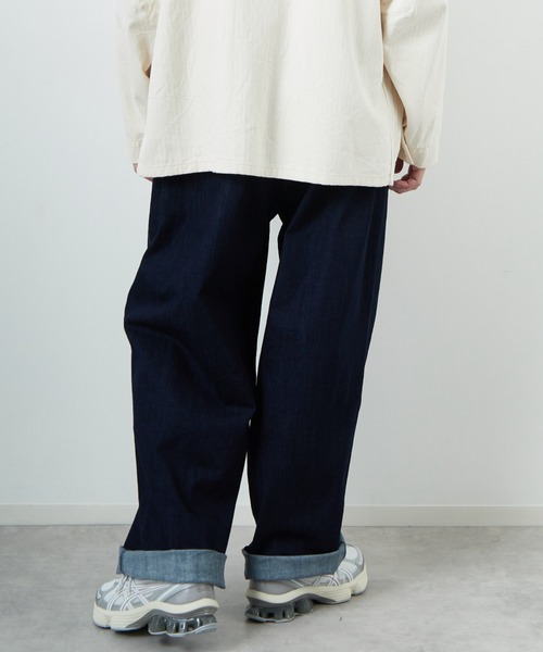 Gramicci（グラミチ）の「[GRAMICCI/グラミチ] 別注 ワイドデニムパンツ（デニムパンツ・メンズ・ワンウォッシュ/インディゴブルー/ブラック・L/M/S/XS）」の6枚目の写真