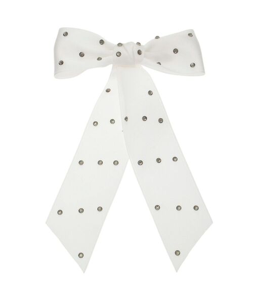 jouetie（ジュエティ）の「ビジュービッグリボンバレッタ（バレッタ/ヘアクリップ・レディース・ブラック/オフホワイト/ピンク・FREE）」の10枚目の写真