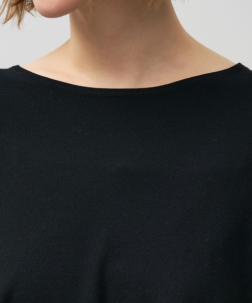 MICA&DEAL(マイカ&ディール)の「ハイゲージフレアニットプルオーバー(ニット/セーター・レディース・ワインレッド/ブラック/オフホワイト・FREE)」の20枚目の写真