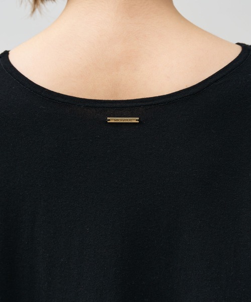 MICA&DEAL(マイカ&ディール)の「ハイゲージフレアニットプルオーバー(ニット/セーター・レディース・ワインレッド/ブラック/オフホワイト・FREE)」の21枚目の写真