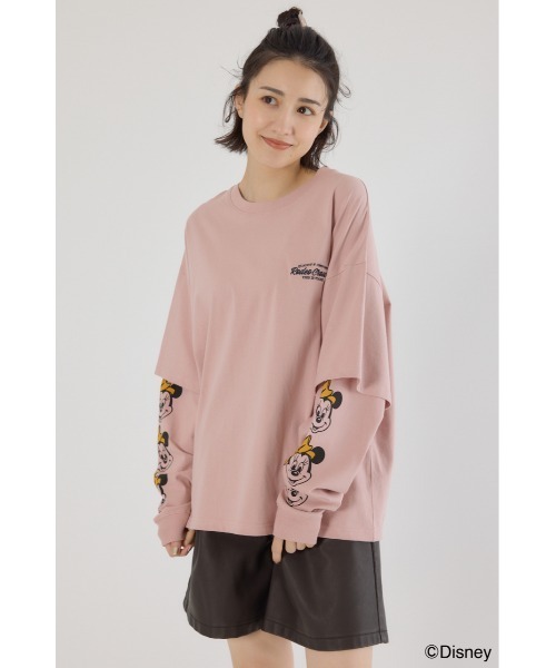 RODEO CROWNS　ミッキー　レイヤードロングスリーブTシャツ 試着のみ RODEO CROWNS WIDE BOWL | 【UNISEX】（ミッキー＆フレンズ
