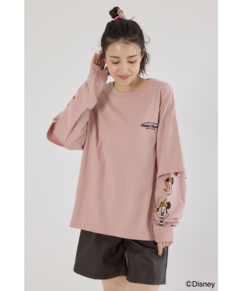 ミッキー＆フレンズ）レイヤードロングスリーブTシャツ（Tシャツ