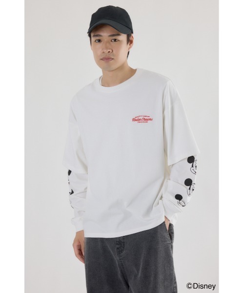 ミッキー＆フレンズ）レイヤードロングスリーブTシャツ（Tシャツ