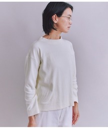 SIPULI（シプリ）の「Crepe Double Face Knit 切替えボトルネックプルオーバー（Tシャツ/カットソー）」