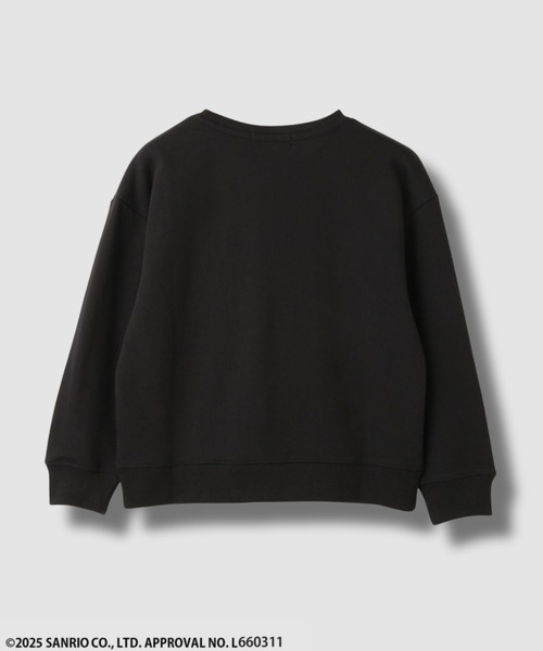 sanrio（サンリオ）の「Sanrio キャラクターフロッキートレーナー 【シナモロール クロミ】（Tシャツ/カットソー・キッズ・サックスブルー/ブラック・100/110/120/130/140/150）」の11枚目の写真