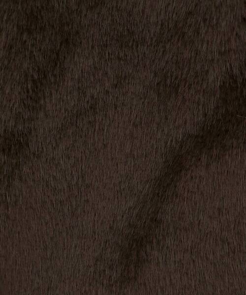 MAJESTIC LEGON（マジェスティックレゴン）の「ビット付きフワフワショートコート（その他アウター・レディース・ベージュ/ブラウン/アイボリー/ホワイト系その他3/ライトベージュ・SMALL/MEDIUM）」の18枚目の写真