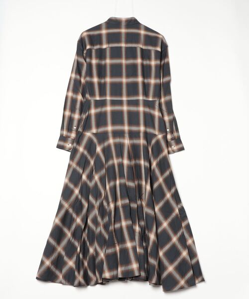 ポロラルフローレン　チェック ツイル パネルド シャツドレス　150/80A チェック ツイル パネルド シャツドレス（シャツワンピース）｜POLO