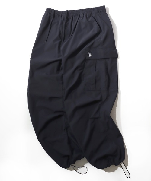 U.S. POLO ASSN.(ユーエスポロアッスン)の「U.S. POLO ASSN./ユーエスポロアッスン 撥水 UVカット ストレッチ ワイド カーゴパンツ/イージーパンツ/レディース メンズ(カーゴパンツ・メンズ・ブラック/ネイビー/ベージュ/カーキ・LL/L/M/S)」の8枚目の写真