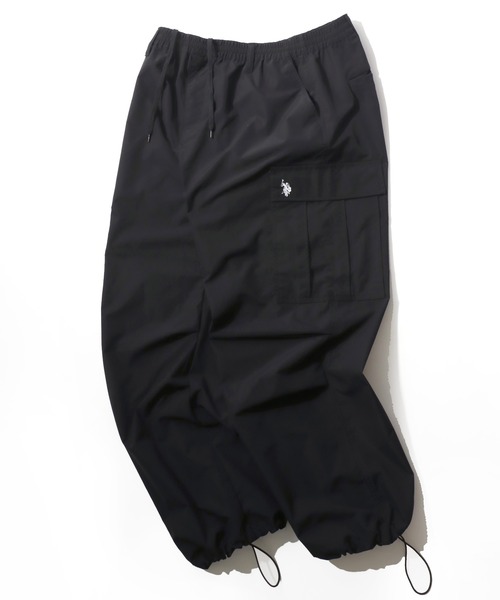 U.S. POLO ASSN.(ユーエスポロアッスン)の「U.S. POLO ASSN./ユーエスポロアッスン 撥水 UVカット ストレッチ ワイド カーゴパンツ/イージーパンツ/レディース メンズ(カーゴパンツ・メンズ・ブラック/ネイビー/ベージュ/カーキ・LL/L/M/S)」の5枚目の写真