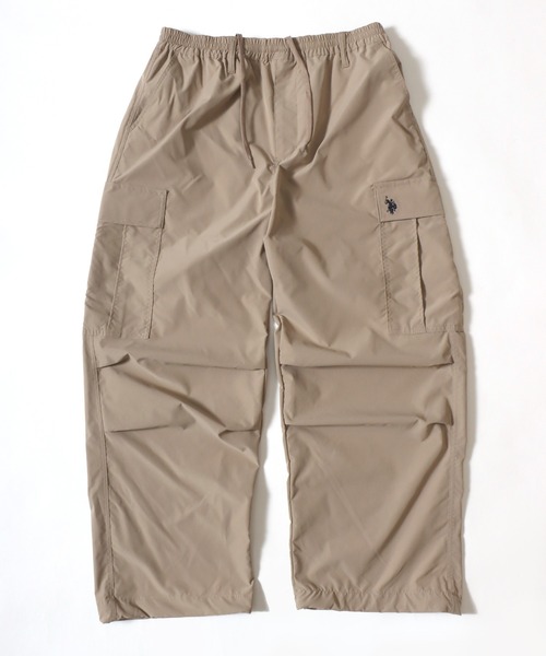 U.S. POLO ASSN.(ユーエスポロアッスン)の「U.S. POLO ASSN./ユーエスポロアッスン 撥水 UVカット ストレッチ ワイド カーゴパンツ/イージーパンツ/レディース メンズ(カーゴパンツ・メンズ・ブラック/ネイビー/ベージュ/カーキ・LL/L/M/S)」の11枚目の写真