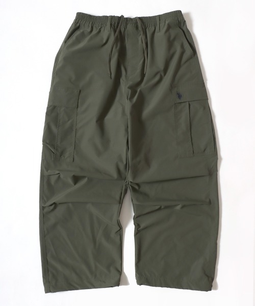 U.S. POLO ASSN.(ユーエスポロアッスン)の「U.S. POLO ASSN./ユーエスポロアッスン 撥水 UVカット ストレッチ ワイド カーゴパンツ/イージーパンツ/レディース メンズ(カーゴパンツ・メンズ・ブラック/ネイビー/ベージュ/カーキ・LL/L/M/S)」の13枚目の写真