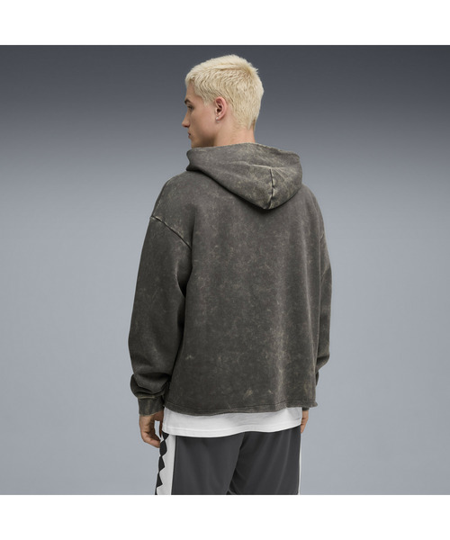 PUMA(プーマ)の「PUMA プーマ メンズ バスケットボール ポインツ イン ザ ペイント フーディ(パーカー・メンズ・ピンク系その他/ダークグレー・X-SMALL/LARGE/MEDIUM/X-LARGE/SMALL)」の6枚目の写真