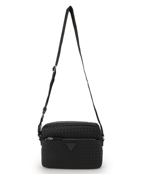 Guess（ゲス）の「WHISTLER East/West Crossbody クロスボディ ショルダーバッグ （ショルダーバッグ・メンズ・ブラック・ONE SIZE）」の4枚目の写真