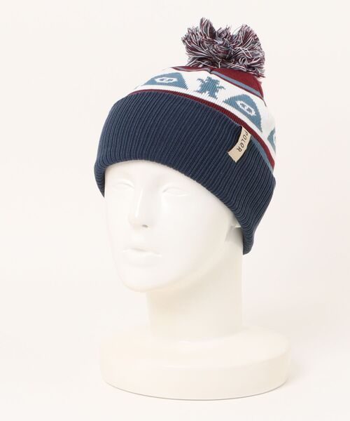 POLeR（ポーラー）の「POLeR/ポーラー ビーニー BEAR BEANIE "POLeR x GRIZZLYコラボレーション" 253MCV0182（ニットキャップ/ビーニー・メンズ・レッド/グリーン・FREE）」の6枚目の写真