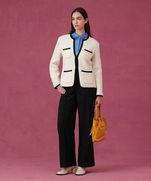 ANAYI(アナイ)の「◇ドローストリング2WAYショルダーバッグ(ショルダーバッグ・レディース・ダークブラウン/レッド/マスタード・FREE)」の7枚目の写真