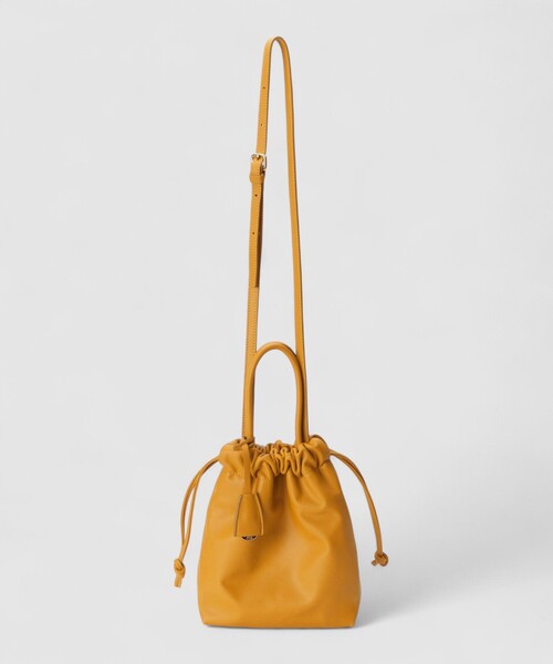 ANAYI(アナイ)の「◇ドローストリング2WAYショルダーバッグ(ショルダーバッグ・レディース・ダークブラウン/レッド/マスタード・FREE)」の9枚目の写真