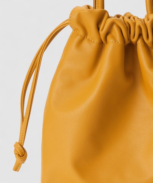 ANAYI(アナイ)の「◇ドローストリング2WAYショルダーバッグ(ショルダーバッグ・レディース・ダークブラウン/レッド/マスタード・FREE)」の10枚目の写真