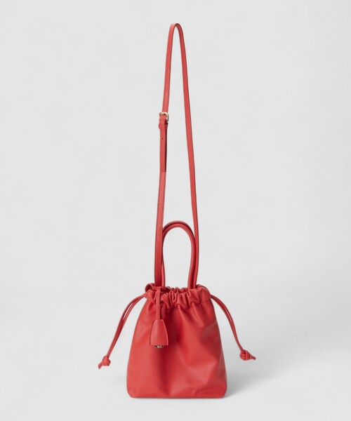 ANAYI(アナイ)の「◇ドローストリング2WAYショルダーバッグ(ショルダーバッグ・レディース・ダークブラウン/レッド/マスタード・FREE)」の13枚目の写真