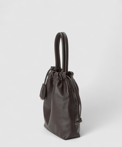 ANAYI(アナイ)の「◇ドローストリング2WAYショルダーバッグ(ショルダーバッグ・レディース・ダークブラウン/レッド/マスタード・FREE)」の16枚目の写真