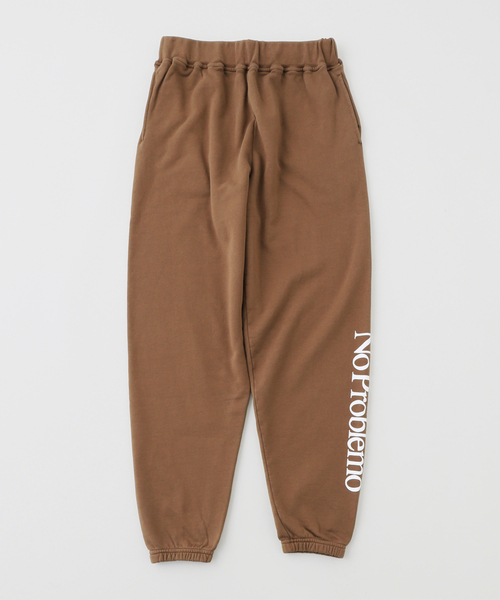 No Problemo(ノープロブレモ)の「No Problemo /ノープロブレモ SWEATPANT NP30002.04(スウェットパンツ・メンズ・ブラウン/グレー・SMALL/X-SMALL)」の2枚目の写真