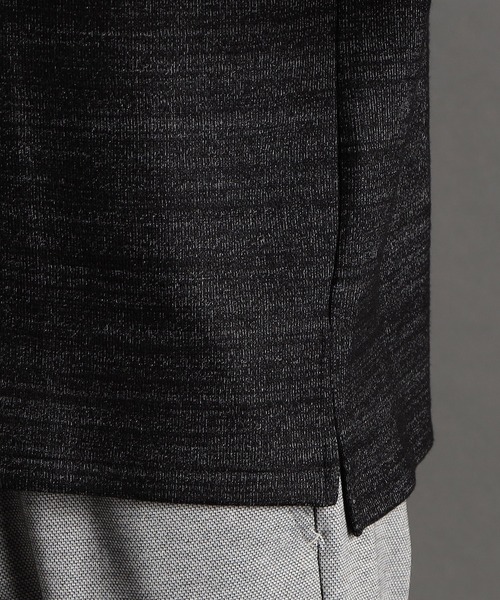 MONSIEUR NICOLE（ムッシュニコル）の「メランジダブルフェイス Vネックカットソー（Tシャツ/カットソー・メンズ・ブラック/グレー/チャコールグレー/ホワイト・LARGE/X-LARGE/MEDIUM）」の16枚目の写真