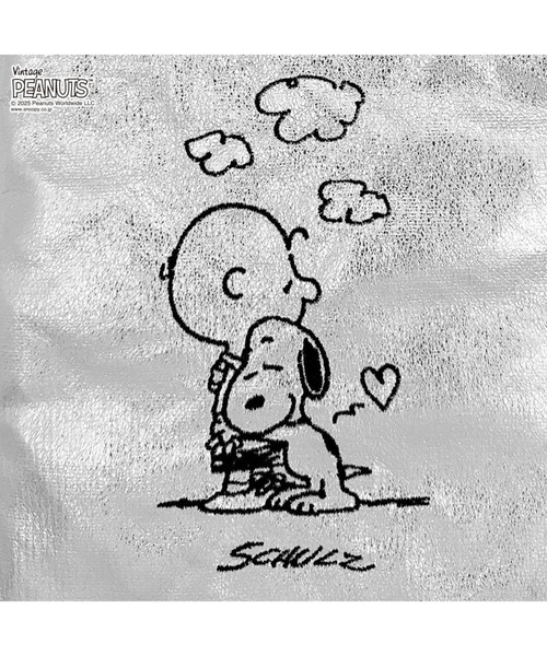 Vintage PEANUTS（ビンテージピーナッツ）の「【PEANUTSコミック誕生75周年記念商品】ルートート / IP.ベビールー.メタリック.ピーナッツ-0Q（トートバッグ・レディース・ブラック/シルバー・FREE）」の11枚目の写真