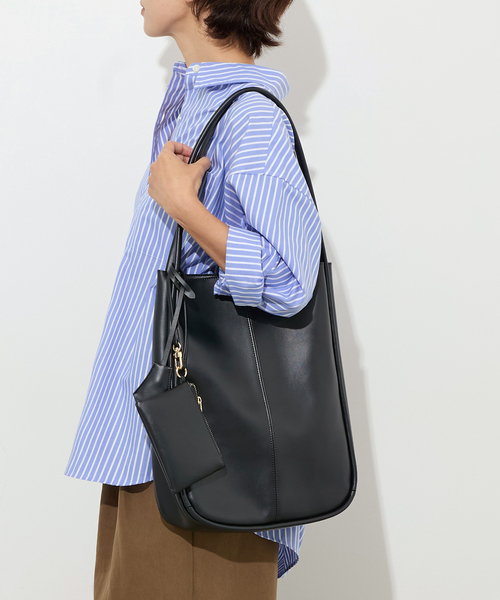 JOURNAL STANDARD relume(ジャーナルスタンダード レリューム)の「RELUME トートBAG(トートバッグ・レディース・キャメル/ブラック・FREE)」の6枚目の写真